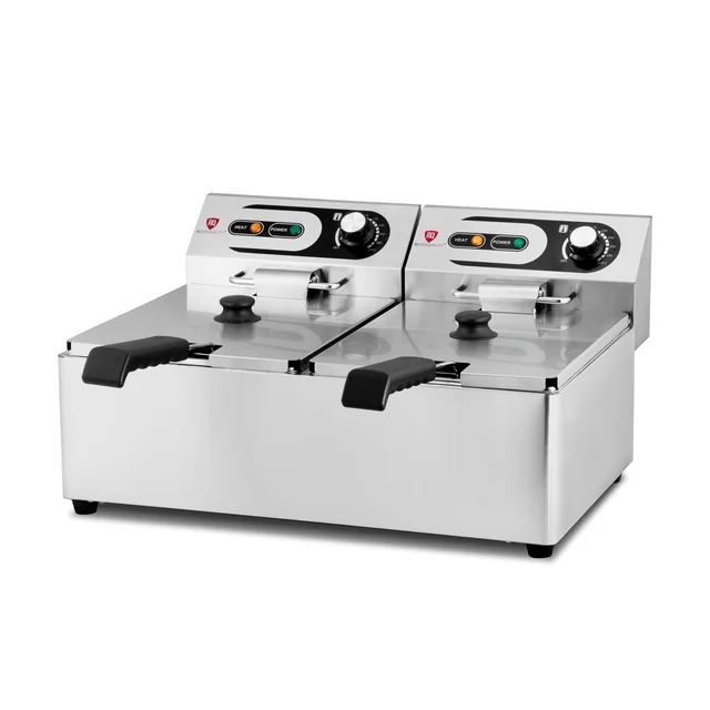 Electric fryer | double | 2x6 l | 2x3 kW