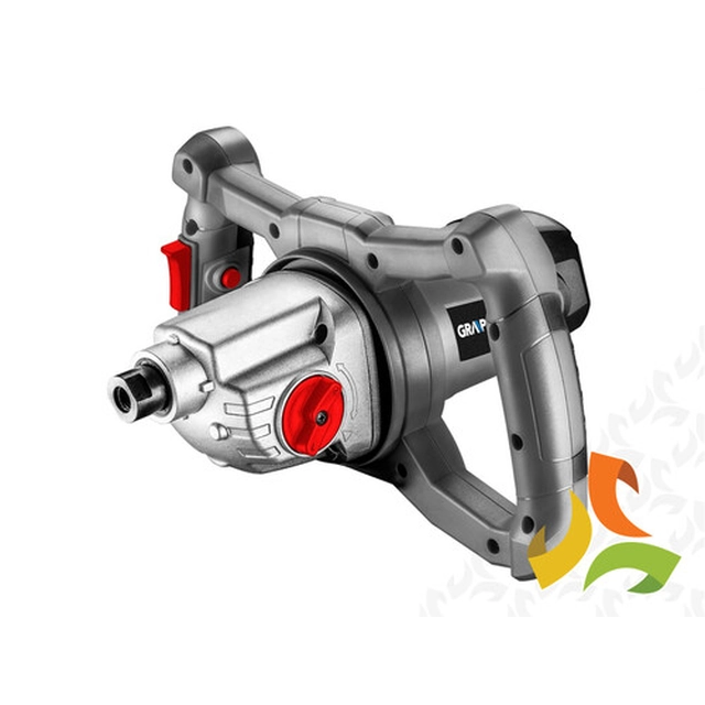 Electric mixer 1600W 230V for plaster mortars and paints M14 2 gears 58G787 GRAPHITE