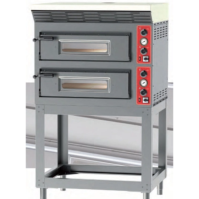 Electric pizza oven Entry Max 8 | two-chamber | Full fireclay | 8x34cm | 11.2kW | PIZZA GROUP