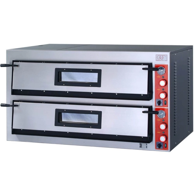 Electric Pizza Oven GGF F-Line 2-Poziomowy 12x36 cm Stalgast 781702