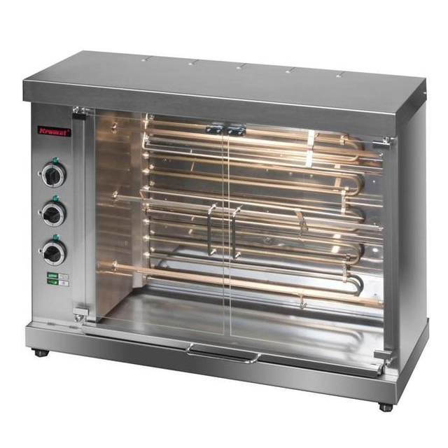 Electric Rotating Rotisserie 12 Chicken, 7,5Kw 000.OE-12NC