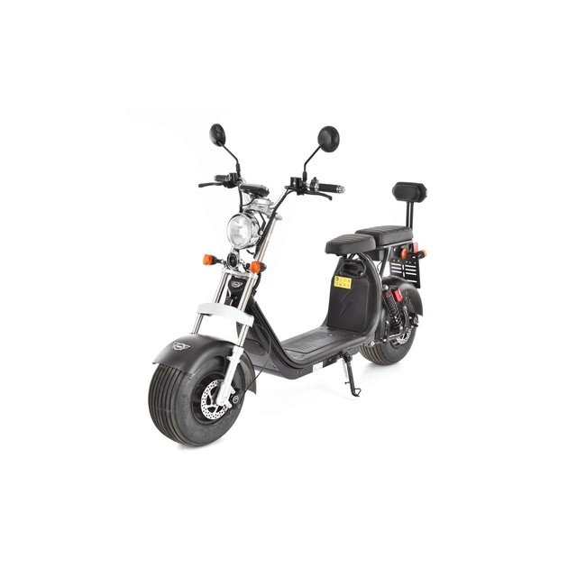 Electric scooter HECHT Cocis Black, battery 60 V, 20 Ah, engine 1500 W, tires 18 x 9.50 inch, maximum speed of 45 km/h, black