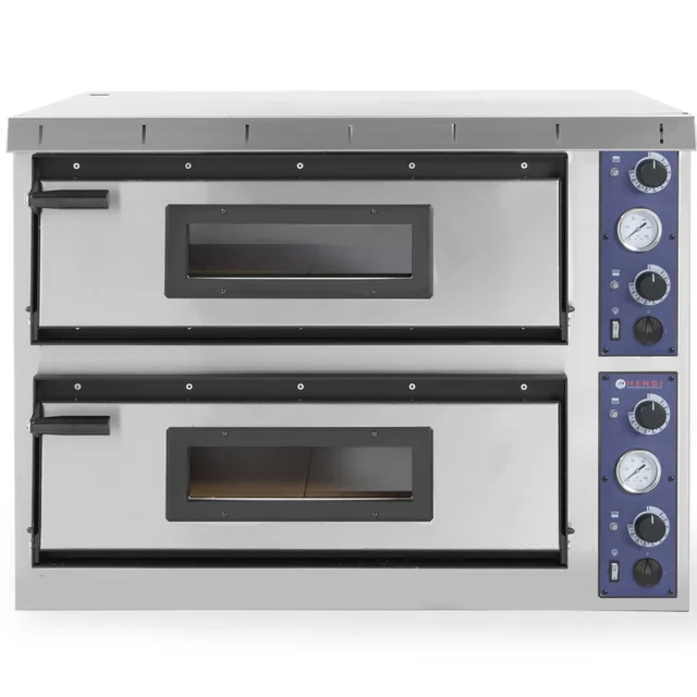 Electric two-chamber XL PLUS pizza oven 44 12kW 8 pizza dia. 35cm