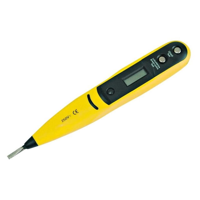 Electrical tester with LCD display 12-250V PROLINE 10590
