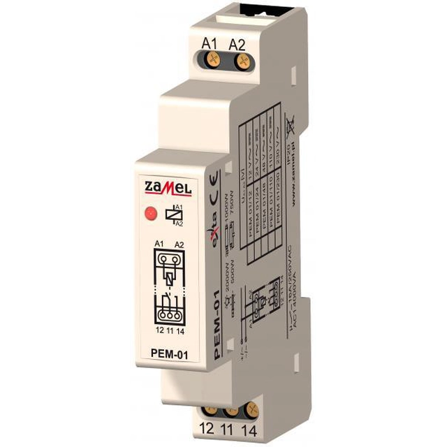Electromagnetic relay 230V AC 16A