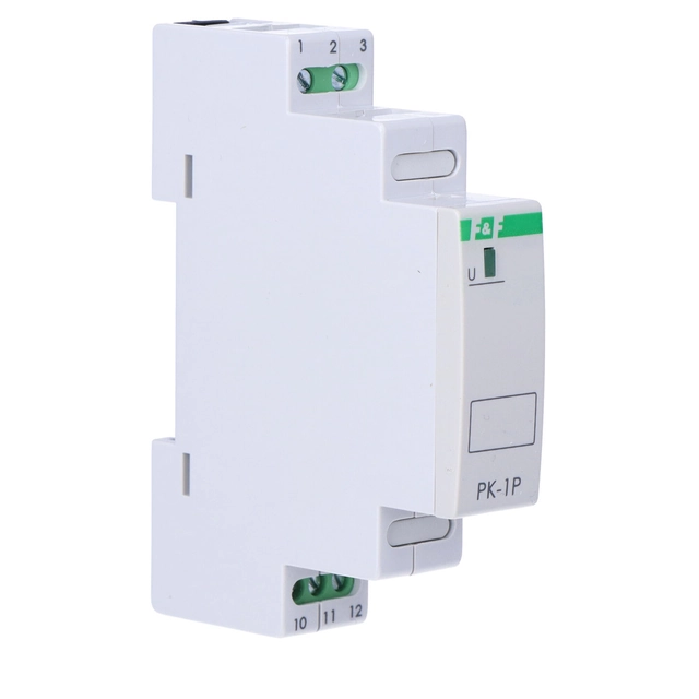 electromagnetic relay PK-1P 24V AC/DC contact:1P I=16A, 1 module