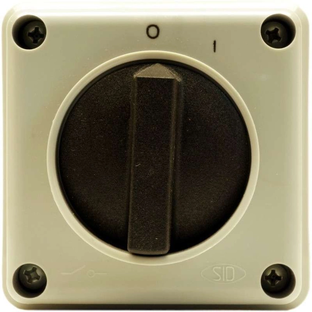 Electromet cam switch 0-1 3P 12A IP65 Arc E12-13 in housing 921213