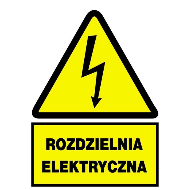 Elektrická výstražná tabuľka ELEKTRICKÝ SPÍNAČ