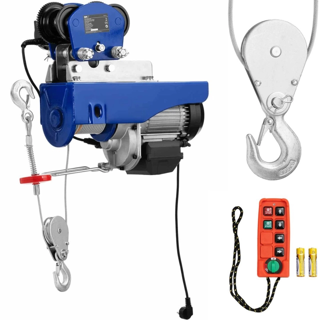 Elektrický naviják s lanovým jeřábem 1600 V 12 m 500 kg