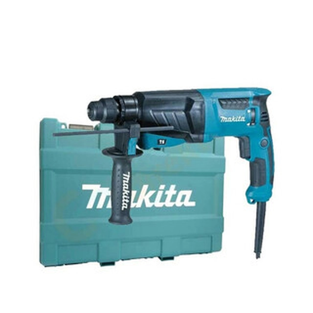 Ηλεκτρικό σφυροτρύπανο Makita HR2630 2,4 J | Σε σκυρόδεμα: 26 mm | 2,8 kg | 800 W | SDS-Plus | Σε μια βαλίτσα