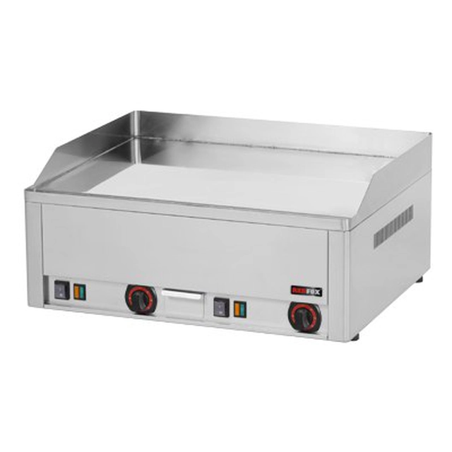 Elektrische grillplaat 65 cm | glad | chroom | Roodvos 00000361