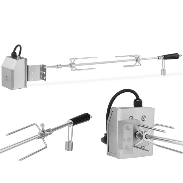 Elektrische rotisserie voor een roestvrijstalen grill 83 cm 2 rpm/min