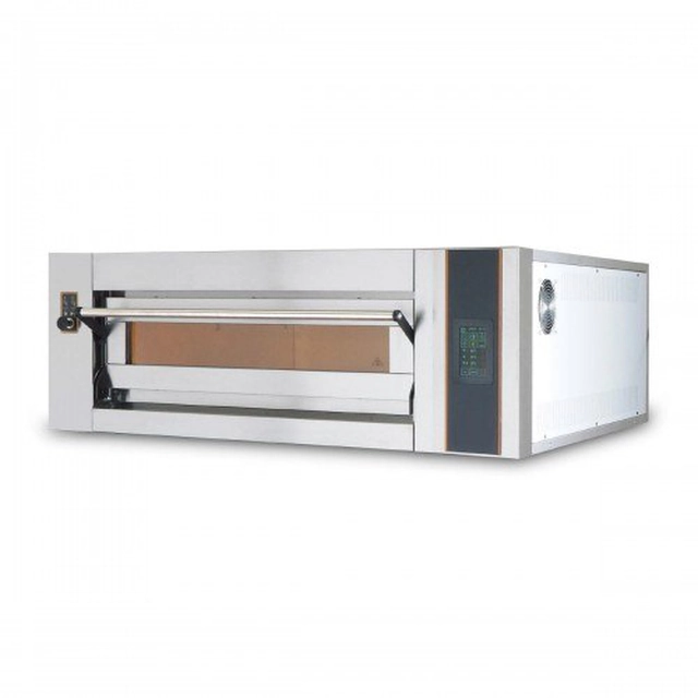 Elektrischer modularer Schamott-Pizzaofen | breit | 6x36 | 2x600x400 | BACKEN 6/L TS RQ