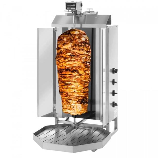 Elektrisk Kebab Maker 4-Palnikowy Hendi 226018 - Ydeevne og holdbarhed