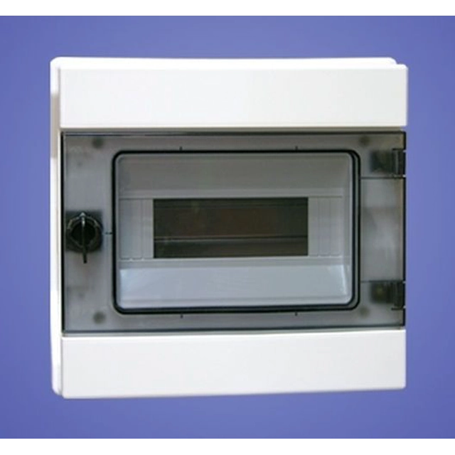 Elektro-Plast Hermetic modular switchgear 1x6 with a lock, surface-mounted RH-6/Z (36.4)