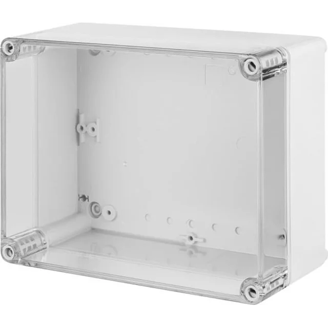 Elektro-Plast INDUSTRIAL Boîte hermétique n/t 170x135x85mm IP65 gris, couvercle transparent 2711-01