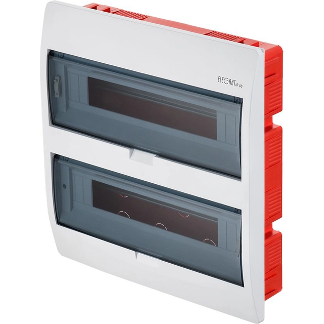 Elektro-Plast Modulair schakeltoestel 2 x 18 inbouw IP40 RP-pt N+PE Elegant (2417-01)