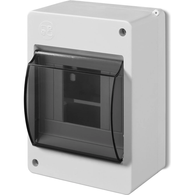 Elektro-Plast Modular switchgear 1 x 4 surface-mounted IP30 with N+PE MINI smoke cover S-4 (2304-11)