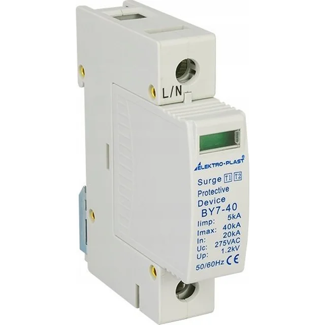 Elektro-Plast Обмежувач перенапруг B+C 1P (T1+T2 AC) BY7-40/1-275 87.780