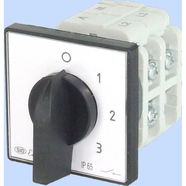 Elektromet Łącznik krzywkowy 0-1-2-3 3P 40A IP65 (924062)