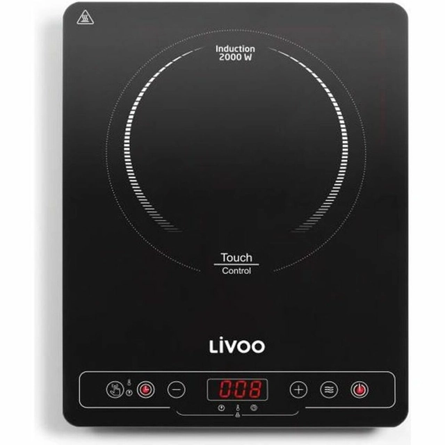 Електроплита Livoo DOC235 2000 W Black