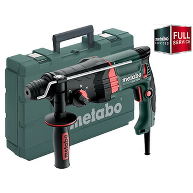 Elektryczna wiertarka udarowa Metabo KHE 2645 230 V | 850 W | 2,9 J | W betonie 26 mm | 2,9 kg | w walizce