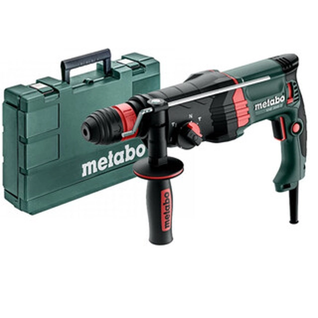 Elektryczna wiertarka udarowa Metabo KHE 2645 Q 230 V | 850 W | 2,9 J | W betonie 26 mm | 3,1 kg | w walizce