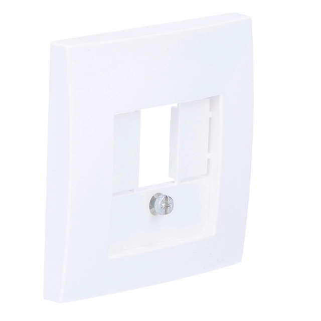 Elemento central para o TAE e soquete do alto-falante, B.square branco como a neve