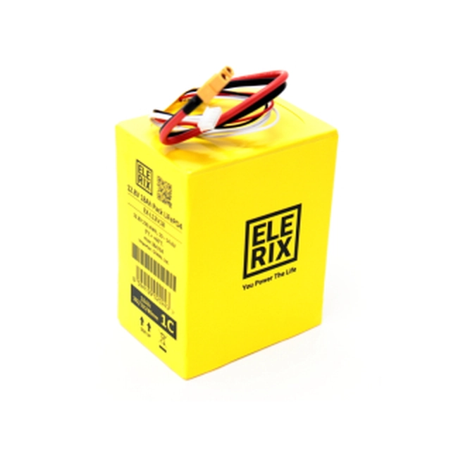 ELERIX Lithium-batteri LiFePO4 12V 18Ah - Pakke XT60