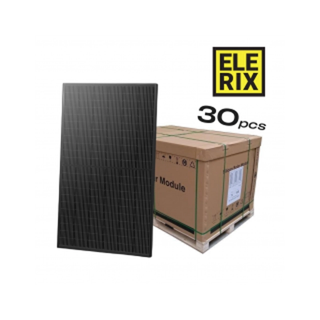 ELERIX Panneau solaire Mono Half Cut 500Wp 132 cellules, (ESM-500S), Palette 30 pcs, Noir