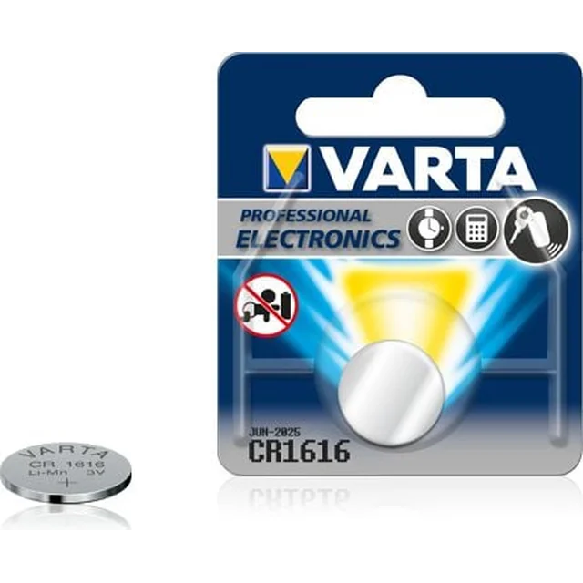 Eletrônicos de bateria Varta CR1616 55mAh 1 unid.
