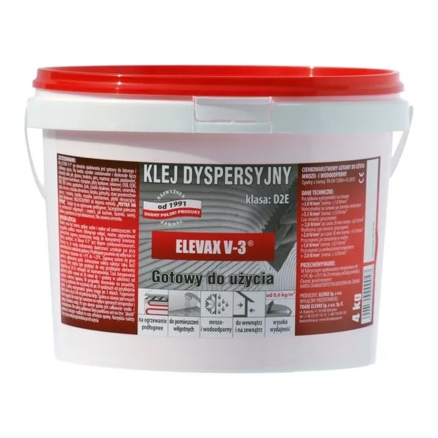 Elevex-dispersioliima laatoille 16kg