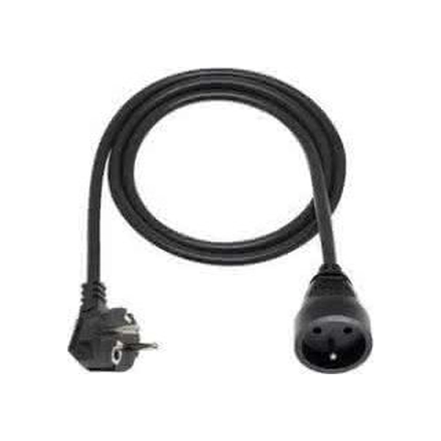 Elgotech Economic extension cord 1 socket w/u 5m black (EPS-105-2)