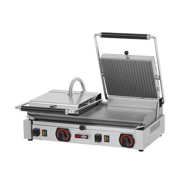 Elgrill 57x24 slät/räfflad 6 kW | Redfox