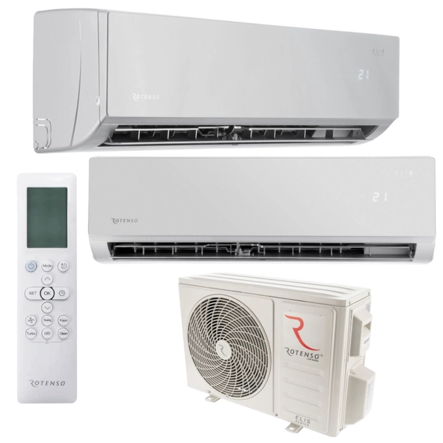 ELIS Aire acondicionado Plata 5,1kW Conjunto WiFi ROTENSO