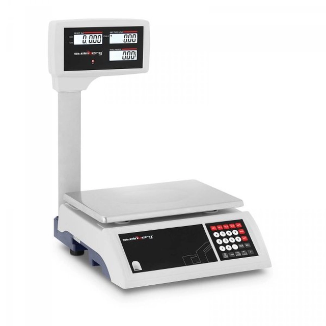 Ellenőrző mérleg - 30 kg / 5 g - LCD STEINBERG 10030502 SBS-PW-305C