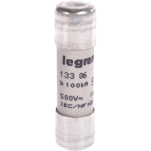 Elo fusível cilíndrico Legrand 10x38mm 6A gG 013306