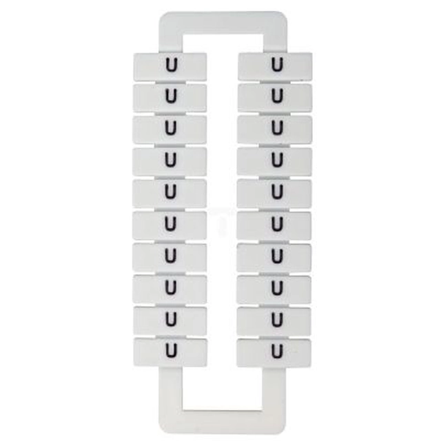 EM Group Marker for rail terminal blocks 2,5-70mm2 /U/ white (43192)