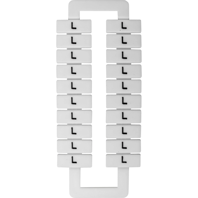 EM Group Sigla per morsettiere ferroviarie 2,5-70mm2 /L/ bianco 20szt. (43192)