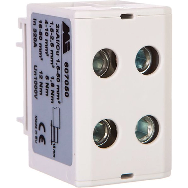 EM Group Terminal block 2-torowa 1,5-50mm2 gray EURO multiOTL 50 2xAl/Cu (607050)