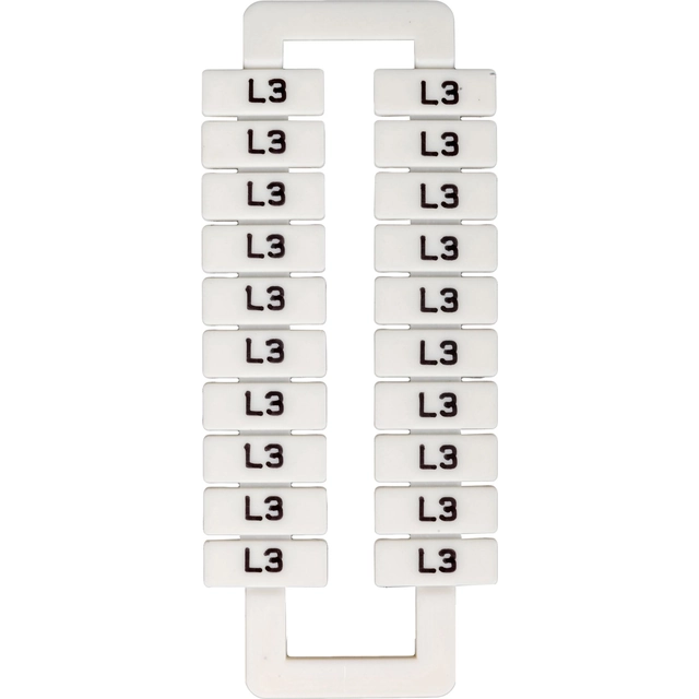EM-Gruppenmarkierung für Reihenklemmen 2,5-70mm2 /L3/ weiß 20szt. (43192)