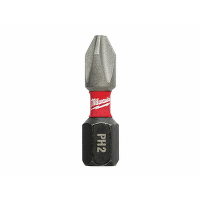 Embout d'entraînement Phillips Milwaukee 25 mm | 1/4 embout Phillips 25 pcs