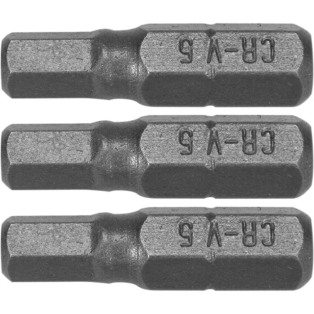 Embouts pour tournevis et perceuses HEX H5 25mm STHOR 3 Pièces