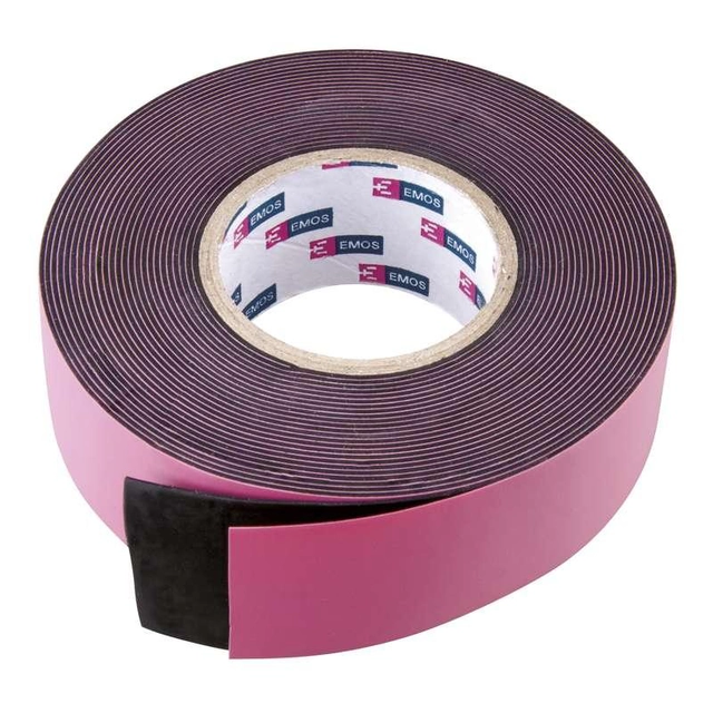 Emos Insulating tape self-vulcanizing 25mm / 5m black F52502 - PremiumCord Insulating tape vulcanizing 25 mm x 5 m black