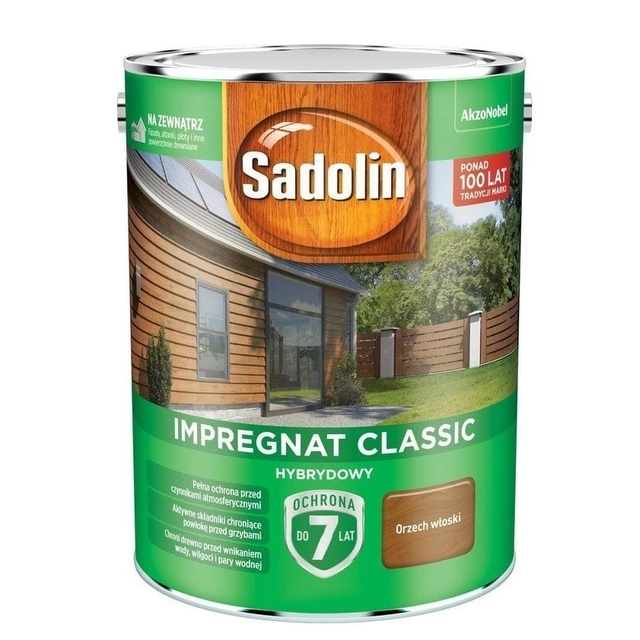 Εμποτισμός ξύλου καρυδιάς Sadolin Classic 2,5 l