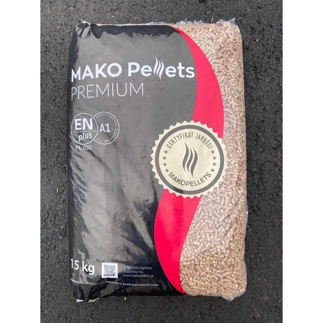 EN Plus wood pellet A1. 66 x τσάντα15kg (παλέτα)