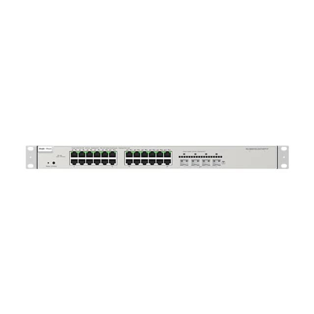 Εναλλαγή 24 θύρες PoE+, 4 θύρες SFP+, Gigabit, L3 Cloud Management - Ruijie RG-NBS5200-24GT4XS-P