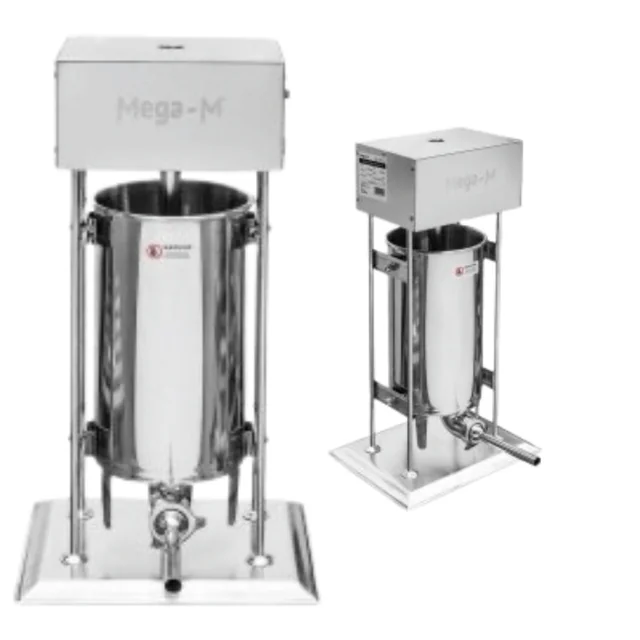 Enchedor de Piper Elétrico para Salsichas Gastronômicas 15L 230V