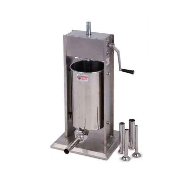 ENCHIMENTO DE SALSICHA VERTICAL 12L INOX INOX INVEST HORECA SV-12