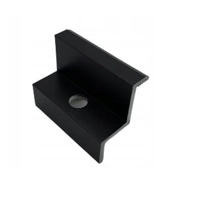 End clamp 40 mm black